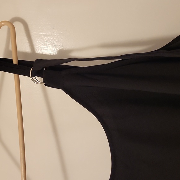 Black Shein Curve A line Dress - Picture 4 of 4